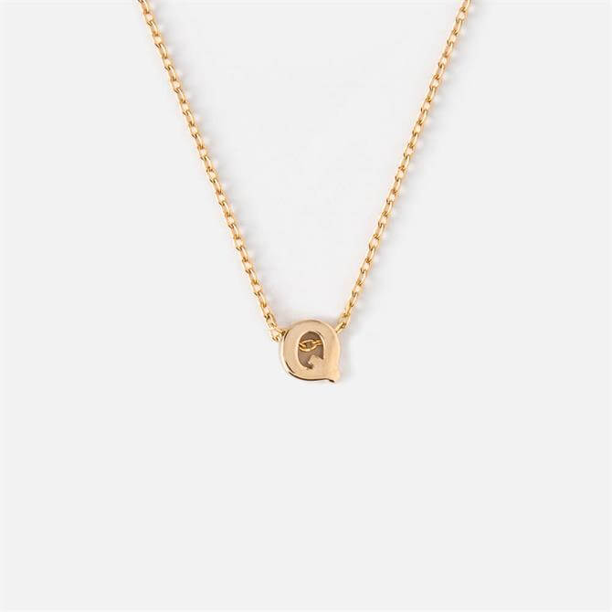 Orelia London Jewellery Initial ‘Q’ Gold Necklace